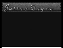 Tablet Screenshot of guitarslayer24.com